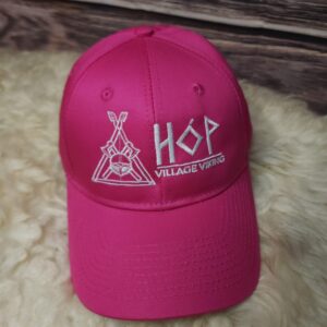 Casquette rose  brodée à notre image
