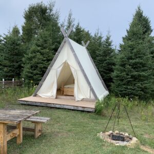 Tente Viking simple "Le sanctuaire de la déesse Siff"