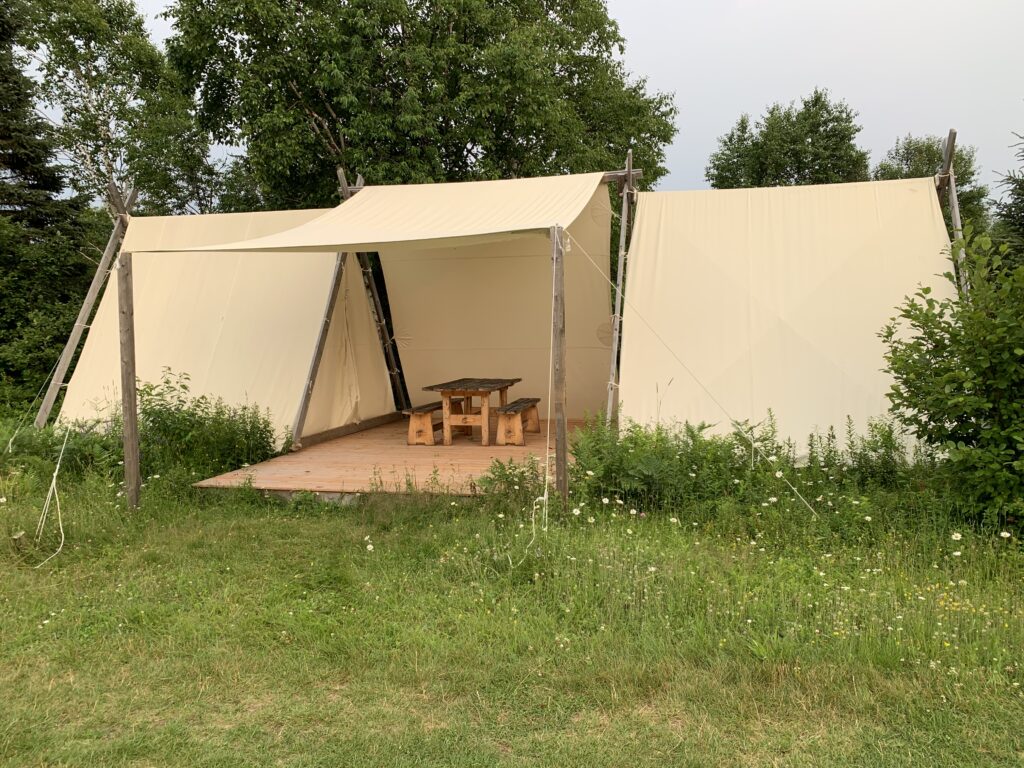 Tente Viking double "Le sanctuaire du Dieu Freyr"