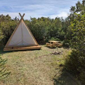 Tente Viking simple "Le sanctuaire de la déesse Frigg"