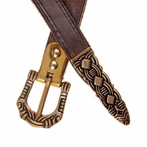 Ceinture viking Gokstad – Ceinture nordique en cuir inspirée des fouilles