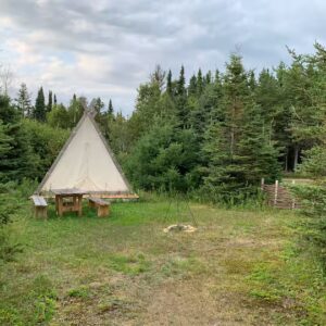 Tente Viking simple "Le sanctuaire du dieu Heimdall"