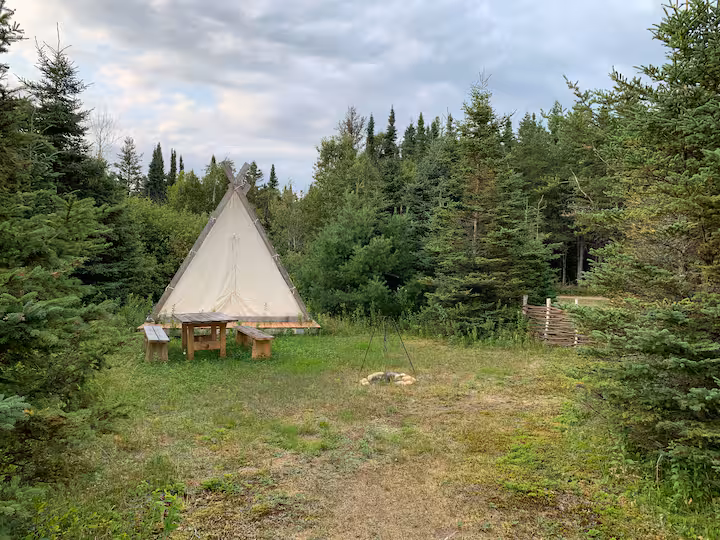 Tente Viking simple "Le sanctuaire du dieu Heimdall"