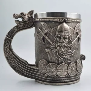 Chope de bière viking