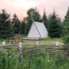 Tente Viking simple "Le sanctuaire du dieu Vidar"
