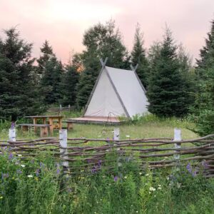 Tente Viking simple "Le sanctuaire du dieu Vidar"