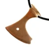 Amulette hache viking Skeggøx – Pendentif nordique en bronze