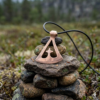 Amulette croix-hache viking – Pendentif nordique en bronze