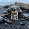 Pendentif Viking Amoureux Séparable – Amulette Nordique Guldgubber en Bronze