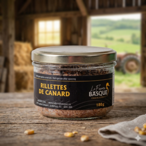 Rillettes de canard - La ferme Basque de Charlevoix