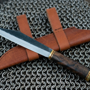 Couteau sax viking court – Lame nordique traditionnelle
