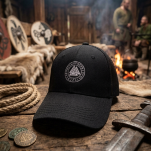 Casquette Valknut – Symbole viking brodé