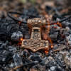 Marteau de Thor Mjöllnir Oedeshög – Pendentif viking en bronze