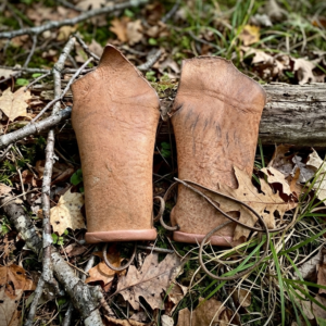 Protège-avant-bras en cuir d’orignal – Fabrication artisanale robuste