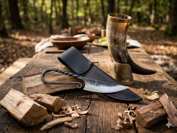 Couteau viking forgé – Héritage des traditions nordiques