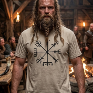 T-shirt Vegvisir – Symbole Islandais Authentique