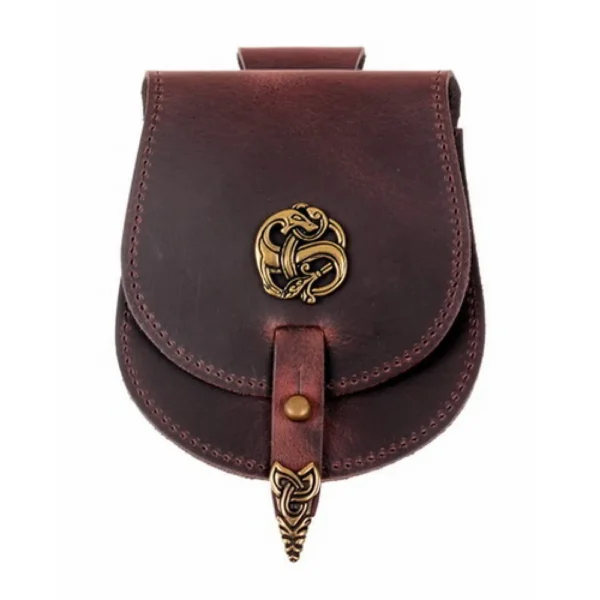 Pochette Tarsoly – Sac médiéval en cuir inspiré des traditions nomades