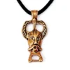 Amulette Odin Ribe – Pendentif viking en bronze symbolique