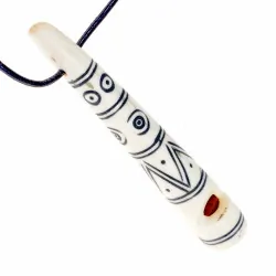 Sifflet viking en os – Reproduction historique artisanale