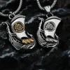 Collier Pendentif Homme Doré Viking