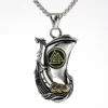 Collier Pendentif Homme Doré Viking