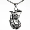 Collier Pendentif Homme Acier Inoxydable Viking